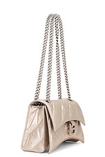 Balenciaga Crush Small Chain Bag in Stone Beige, view 4, click to view large image.