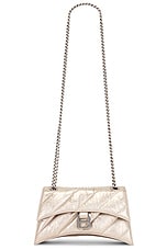 Balenciaga Crush Small Chain Bag in Stone Beige, view 6, click to view large image.