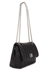 Balenciaga Monaco Mini Bag in Black, view 4, click to view large image.