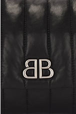 Balenciaga Monaco Mini Bag in Black, view 8, click to view large image.