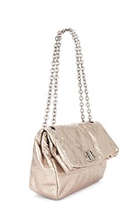 Balenciaga Monaco Small Chain Bag in Stone Beige, view 4, click to view large image.