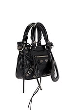 Balenciaga Neo Cagole Mini Tote Bag in Black, view 5, click to view large image.