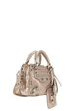 Balenciaga Neo XS Cagole Bag in Stone Beige, view 5, click to view large image.