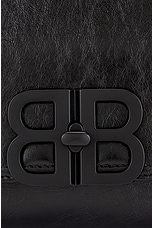 Balenciaga BB Soft Flap Medium Bag in Black, view 8, click to view large image.