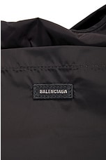 Balenciaga Monaco Large Chain Bag in Black & Black, view 8, click to view large image.