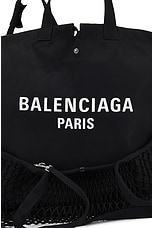 Balenciaga 24/7 Tote Bag in Black & White, view 6, click to view large image.