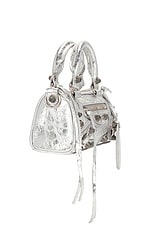 Balenciaga Le Cagole Nano Duffle Bag in Silver, view 5, click to view large image.