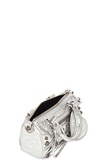 Balenciaga Le Cagole Nano Duffle Bag in Silver, view 6, click to view large image.