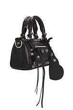 Balenciaga Le Cagole Nano Duffle Bag in Black, view 5, click to view large image.