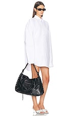Balenciaga Neo Cagole XL Tote Bag in Black & Black, view 2, click to view large image.