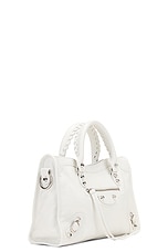 Balenciaga Le City Small Bag in Optic White, view 5, click to view large image.