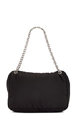 Balenciaga Monaco Medium Chain Bag in Black, view 3, click to view large image.