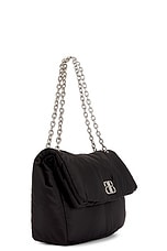 Balenciaga Monaco Medium Chain Bag in Black, view 4, click to view large image.