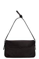 Balenciaga Leopolda Pochette Bag in Black, view 3, click to view large image.