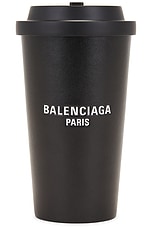 Balenciaga 9 AM Clutch in Black, view 1, click to view large image.