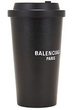 Balenciaga 9 AM Clutch in Black, view 4, click to view large image.