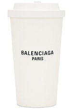 Balenciaga 9 AM Clutch in Off White, view 1, click to view large image.