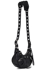 Balenciaga XS Le Cagole Shoulder Bag in Black, view 4, click to view large image.