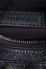 Balenciaga XS Le Cagole Shoulder Bag in Black, view 6, click to view large image.