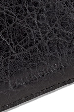 Balenciaga Le City Card Holder in Black, view 5, click to view large image.