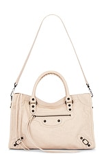 Balenciaga Le City Medium Bag in Almond, view 1, click to view large image.