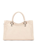 Balenciaga Le City Medium Bag in Almond, view 4, click to view large image.