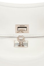 Balenciaga Rodeo Mini Top Handle Bag in Optic White, view 8, click to view large image.