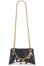 Balenciaga Crush Chain Small Bag in Black, view 1, click to view large image.