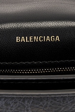 Balenciaga Crush Chain Small Bag in Black, view 6, click to view large image.