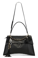 【関税&送料込】Balenciaga Black Leather Large Hourglass Sof 30357293_59740025_600.jpg