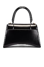Balenciaga Small Hourglass Top Handle Bag in Black, view 4, click to view large image.