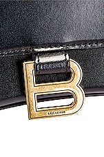 Balenciaga Small Hourglass Top Handle Bag in Black, view 8, click to view large image.