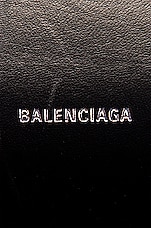 Balenciaga XS Embossed Croc Hourglass Top Handle Bag in Black, view 7, click to view large image.