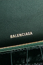Balenciaga Hourglass Wallet On Chain Bag in Forest Green, view 7, click to view large image.