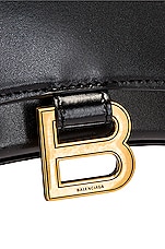 Balenciaga Hourglass Wallet On Chain Bag in Black, view 8, click to view large image.