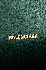 Balenciaga XS Hourglass Top Handle Bag in Forest Green, view 7, click to view large image.