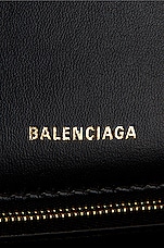 Balenciaga Small Hourglass Top Handle Bag in Black, view 7, click to view large image.