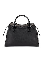 Balenciaga Small Neo Classic City Bag in Black, view 3, click to view large image.