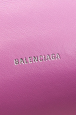 Balenciaga XS Hourglass Top Handle Bag in Lilac, view 7, click to view large image.