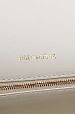Balenciaga Small Hourglass Top Handle Bag in White, view 7, click to view large image.