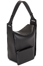 Balenciaga Balenciaga Small North South Tote Bag in Black, view 4, click to view large image.