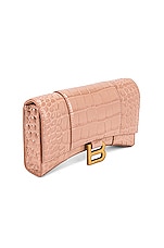 Balenciaga Hourglass Wallet on Chain Bag in Nude Beige, view 4, click to view large image.
