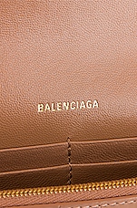 Balenciaga Hourglass Wallet on Chain Bag in Nude Beige, view 7, click to view large image.