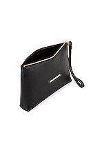Balenciaga Cash Pouch in Black & White, view 5, click to view large image.
