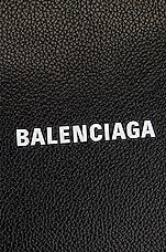 Balenciaga Cash Pouch in Black & White, view 7, click to view large image.