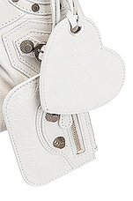 Balenciaga XS Le Cagole Shoulder Bag in Optic White, view 7, click to view large image.
