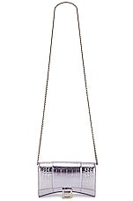 Balenciaga Hourglass Wallet on Chain Bag in Lilac, view 6, click to view large image.