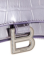 Balenciaga Hourglass Wallet on Chain Bag in Lilac, view 8, click to view large image.