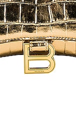 Balenciaga Hourglass Wallet on Chain Bag in Gold, view 7, click to view large image.