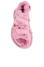 Balenciaga Strap Sandals in Pink, view 4, click to view large image.